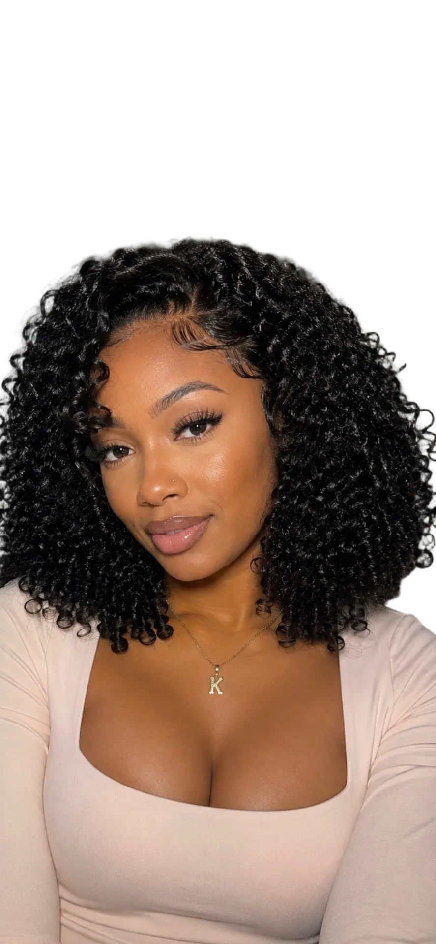 Pixie curly short hair