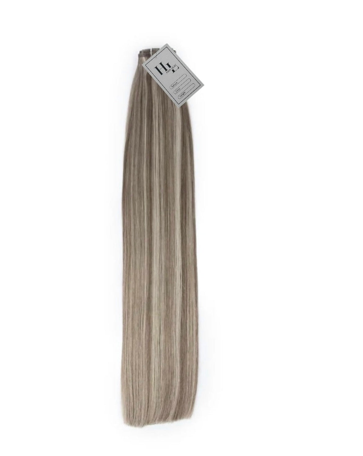 Ash blonde highlighted bundles